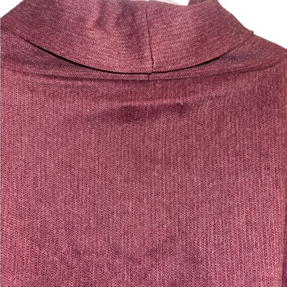 Wonderly Cowl Neck Knit Pullover XL Burgundy NWT - Picture 3 of 9
